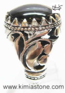 انگشتر کوارتز دودی "Smoky Quartz"