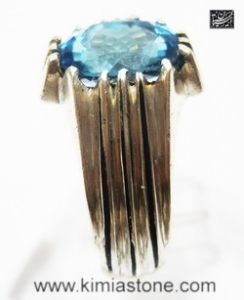 انگشتر توپاز انگشتر بلو توپاز توپاز لندن بلو خرید اینترنتی توپاز