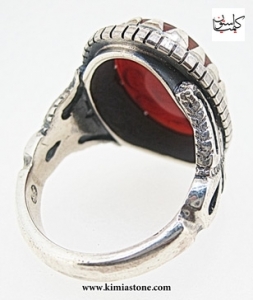 #انگشتر_عقیق_یمنی_خطی_محمد_نبی_الله_علی_ولی_الله