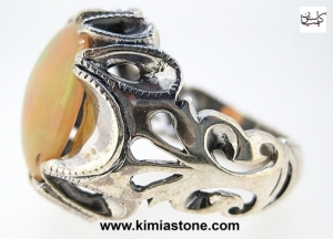 عکس انگشتر اوپال آتشین