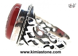 انگشتر نقره عقیق یمنی ذکر یونسیه